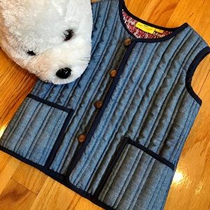 RobertaRollerRabbit Gatito Reversible Quilted Vest